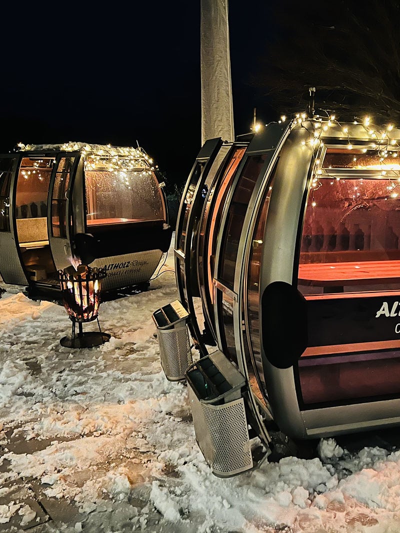 individuell ausgebaute Gondel