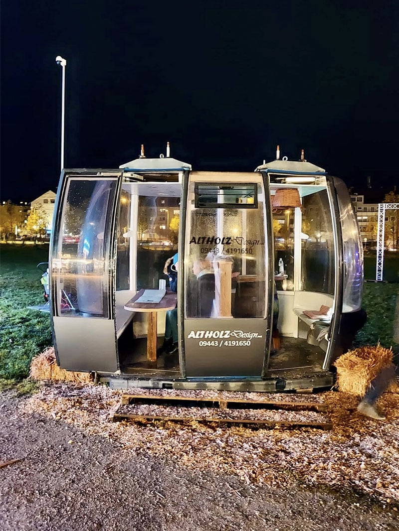 individuell ausgebaute Gondel